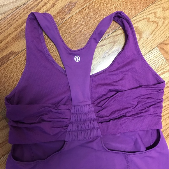 Lululemon purple tank size 8 - Picture 1 of 3